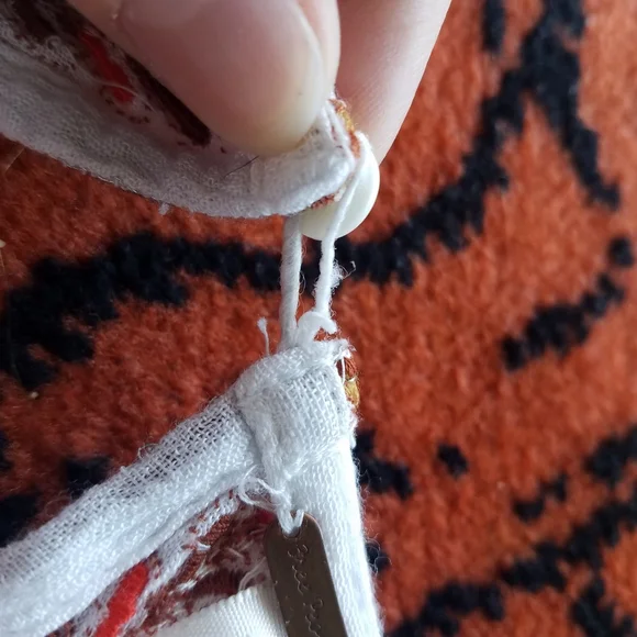 Free People Mini Dress Embroidered Boho Sunrise Tunic XS - Picture 7 of 11